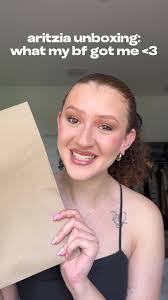 cute top. cuter bf! @Aritzia #aritzia #unboxing #wilfred #gift