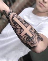 Check spelling or type a new query. Tatuagem Cruz Com Rosas Tattoo Cool Forearm Tattoos Forearm Tattoos Tattoos