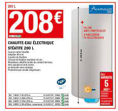 Healthy high fiber smoothie recipes for constipation : Offre Chauffe Eau Electrique Steatite 200 L Acapulco Chez Brico Depot