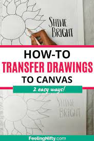 Coloring canvas is fun and therapeutic, great for relieving stress or boredom. 2 Easy Ways To Transfer A Drawing From Paper To Canvas