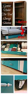 Genius Diy Under The Bed Storage Home Projects Diy Storage Bed Storage