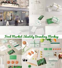 Food Market Branding Mockup Free Download Branding Mockups Branding Mockups Free Branding