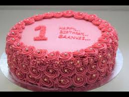 Sep 12, 2019 · this magical unicorn birthday cake tastes as good as it looks. Pink Rosette Cake For Birthday Birthday Cake For Girls Youtube