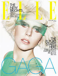 ELLE UK Magazine, LADY GAGA, Simone Rocha,Matt Irwin, GREEN COVER (NEW)