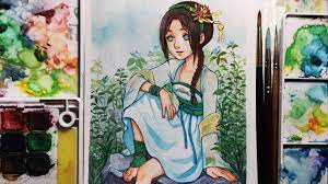 Maybe you would like to learn more about one of these? Watercolor Timelapse Toph Beifong Speedpainting Avatar The Last Airbender Youtube