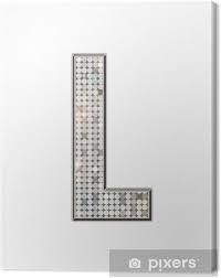 On l'utilise le plus généralement dans les messages radio.il permet d'éviter les confusions : Leinwandbild L Alphabet Ein Strass Pailletten Pixers Wir Leben Um Zu Verandern