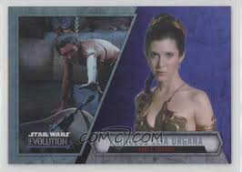 I hope you enjoy!thank you for watching! 2016 Topps Star Wars Evolution Base Purple Lightsaber 37 Princess Leia Organa Jabba S Prisoner
