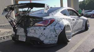 Ark ar550 hyundai genesis sedan. The Craziest Hyundai Ever Widebody Bagged Genesis Coupe Youtube