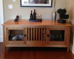 Double Small Wood Dog Crate Furniture Custom Made To Order Dog House Diy Dog Crate Furniture Wood Dog Crate