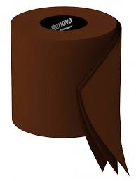 Chocolate Toilet Paper Brown Beige Color Colored Toilets