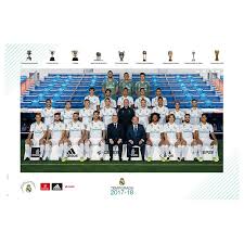 The 201718 season was real madrid club de futbols 114th season in existence and the clubs 87th consecutive season in the top flight of spanish football. Real Madrid Poster Team 2017 18