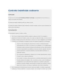 Doc Contrato Indefinido Ordinario Miscelanea Risuenos Academia Edu