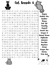 Cat Word Search To Print K5 Worksheets Word Puzzles For Kids Word Searches To Print Kids Word Search