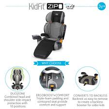 The cover zips off easily and is machine washable. Chicco Kidfit Zip Air Plus 2 In 1 Belt Positioning Booster Car Seat Q Collection Manufacturing Date 02 2020