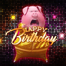 Funny Dancing Pig Happy Birthday Animated Gif Download On Funimada Com