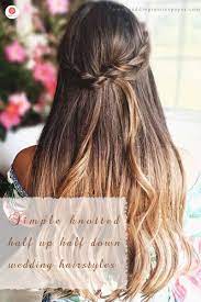 28 Captivating Half Up Half Down Wedding Hairstyles Straight Hair With Simple Twists Formal Hairstyles For Long Hair Wedding Hair Down Down Hairstyles