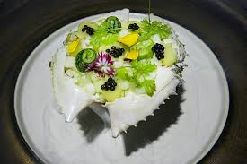 Information and translations of macedoine in the most comprehensive dictionary definitions resource on the web. ð—•ð—¹ð˜‚ð—² ð—–ð—¿ð—®ð—¯ Lump Meat With Macedoine Of Jicama Cucumber Granny Smith Ginger Torch Chervil And Chilli Green Apple Jelly Sturia French Caviar Picture Of Koral Restaurant Nusa Dua Tripadvisor