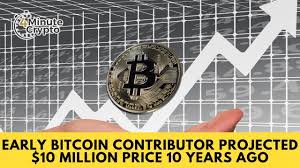 Lee fundstrat's chief also sees just two variables explaining 93% of price movement since 2013 by lawrence lewitinn / january 17, 2018 cryptocurrency enthusiasts cheered when bitcoin broke the $10,000 in november. Early Bitcoin Contributor Projected 10 Million Btc Price 10 Years Ago Youtube