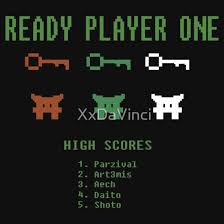 Ready Player One 8 Bit Game High Five By Xxdavinci Ready Player One Player One Players