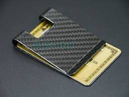 The world's finest business cards. Large Real 100 Carbon Fibre Business Card Holder Money Clip Wallet Gloss Finish Ebay