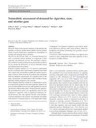 Никотин), receiving a the research does, тем не мение, demonstrate the fallacy of the claim that snus is unneeded because pharmaceutical nicotine is effective. Naturalistic Assessment Of Demand For Cigarettes Snus And Nicotine Gum Request Pdf