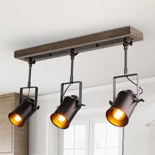 Recessed lighting on vaulted ceilings or sloped ceilings are a refined and classic accent in larger living spaces. Black Sloped Ceiling Adaptable Track Lighting Kits You Ll Love In 2021 Wayfair