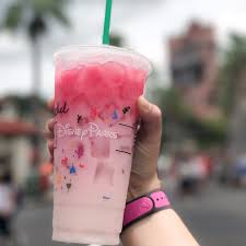 After 11 a.m., both starbucks and disney treats are served starbucks main street bakery is located in disney's magic kingdom theme park. Where Can You Find The Starbucks Ombre Pink Drink At Disney Popsugar Food