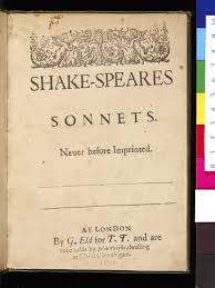 Though name is a difficult to define word, the best i could make is a word that a person is called by. Sonnets First Edition Shakespeare Documented