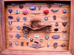 This And That Collectors Weekly Car Emblem Car Badges Diy Display