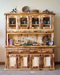 Astounding Log Cabin Cabinetry For The Kitchen Or Dining Room With Mountain Woods Furniture Cabin Furniture Log Cabin Furniture Rustic Log Furniture