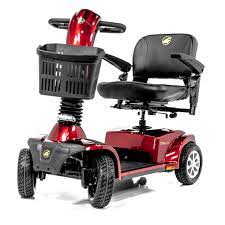 The golden companion mobility scooter includes a front basket, battery charger, and a light package.the power scooter has an 18x19 medium back seat and the owner's manual is included. Companion 4 Wheel Mobility Scooter Top Mobility