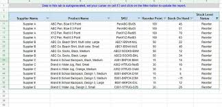 Our finalized stock quotes fetcher worksheet should look like this: How To Track And Count Inventory Free Templates