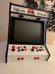 The most common mame cabinet material is acrylic. Bartop With Custom Design Talentec