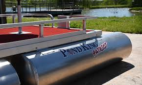 Pontoon boat kits have many uses build your own pontoon boat for pleasure and work related applications. Patriot Mini Pontoon Boat Two Man Fishing Pontoon Boat Pond King Pond King Inc