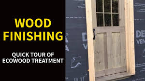 Eco wood is great for naturally waterproofing wood. Wood Finishing Quick Tour Of Ecowood Treatment Youtube