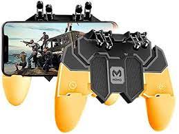 Newseego Mobile Game Controller Game Controller Gamepad With L1r1 6 Fingers Trigger For Sho Game Controller Mobile Game Ios Phone
