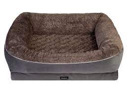beautyrest ultra plush cuddler dog cat bed brown large chewy com cat bed plush types of beds