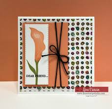 The handmade friendship card includes some doodling for added interest. How Making This Friendship Card Will Make You Feel Better Lisa S Stamp Studio