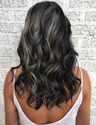 Metallic Silver Highlights Brown Hair With Silver Highlights Brown Blonde Hair Highlights For Dark Brown Hair