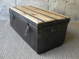 Malle Metal Table Basse Mai B Store Malle Metallique Cantine Metal Table Basse