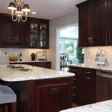 Maybe you would like to learn more about one of these? Dark Cabinets White Backsplash Houzz