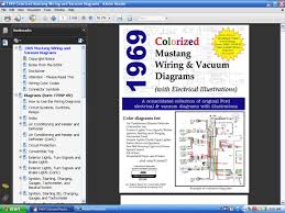 March 10, 2014mustang wiring and vacuum diagramsaveragejoe. 1969 Colorized Mustang Wiring Diagrams Fordmanuals Com