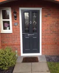 Aluminium door frame option available. Composite Front Doors