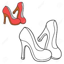 Ilustracion Vectorial Para Colorear De Dibujos Animados De Zapatos Para Ninos Colorear Y Album De Recortes Ilustraciones Vectoriales Clip Art Vectorizado Libre De Derechos Image 69367084 Nubes con lluvia, viento, arco iris, sol, luna, estrellas. ilustracion vectorial para colorear de dibujos animados de zapatos para ninos colorear y album de recortes
