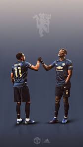 Paul Pogba X Anthony Martial Manchester United Wallpaper Manchester United Players Manchester United Team