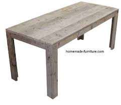 Free Plans To Construct Tables From Reclaimed Wood This Table Design Is Easy To Make Even If You Have Never Made Dining Table Scaffold Furniture Make A Table