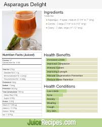 Asparagus Delight Recipe Juicing Recipes Juicing Benefits Best Smoothie Recipes