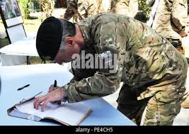 KABUL, Afghanistan (Sept. 9, 2015) British Army Lt. Gen. Tim Radford,  deputy commander of Resolute Support,