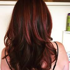 Staff Profile Red Highlights In Brown Hair Black Hair With Highlights Brown Hair With Highlights
