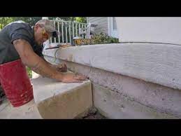 Fixing Sinking Concrete Steps With Polylevel In Delaware Concrete Front Steps Concrete Steps Repairing Concrete Steps